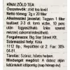GOLDEN SAIL TEA KÍNAI ZÖLD TEA FILTERES 20X2G